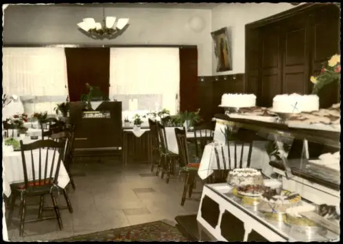 Dabringhausen-Wermelskirchen Cafe Restaurant ZUM STUMPF - Gastraum 1974