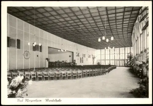Ansichtskarte Bad Mergentheim Wandelhalle Konzerthalle 1965