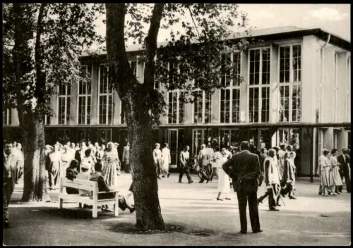 Ansichtskarte Bad Mergentheim Wandelhalle 1965