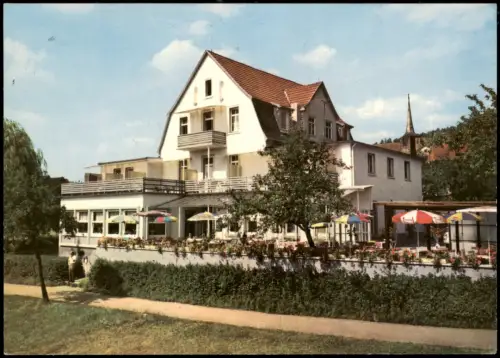 Ansichtskarte Bad Bocklet Kurpension Cafe Restaurant Kunzmann 1972