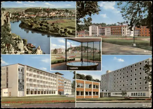 Ansichtskarte Bad Abbach 5 Bild Stadt, RKI RKII und RK III 1967