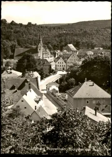 Foto Pappenheim Blick zur Straße 1970 Privatfoto