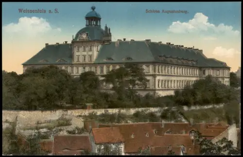 Ansichtskarte Weißenfels Schloss Augustusburg 1914