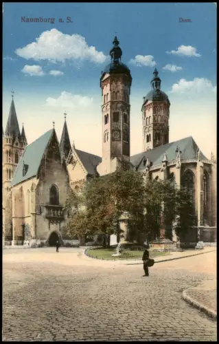 Ansichtskarte Naumburg (Saale) Naumburger Dom - St. Peter und Paul 1914