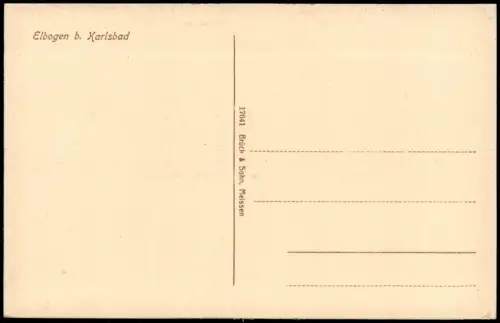 Postcard Elbogen (Eger) Loket 4 Bild Stadt und Markt b. Karlsbad 1914