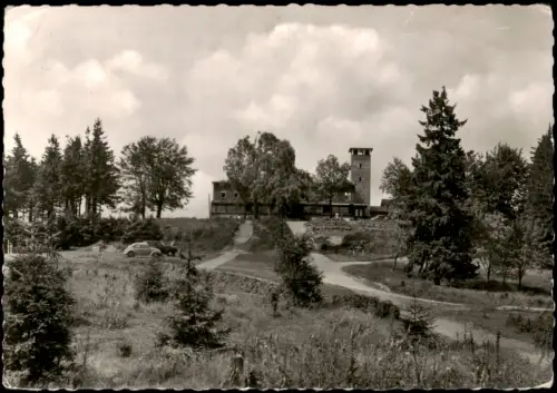 Ansichtskarte Bad Sachsa Hotel Berghof Ravensberg - Fotokarte 1957