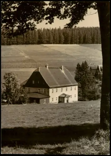 Tellerhäuser-Breitenbrunn Schneiders Gasthof im Erzgebirge zur DDR-Zeit 1973