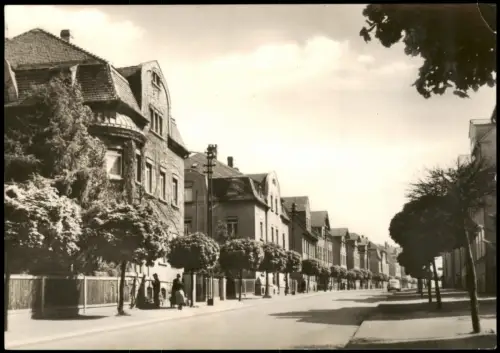 Russdorf-Limbach-Oberfrohna Ortsansicht Straßen Partie zur DDR-Zeit 1968