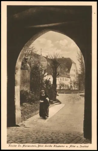 Panschwitz-Kuckau Pančicy-Kukow Kloster St. Marienstern, Nonne 1914