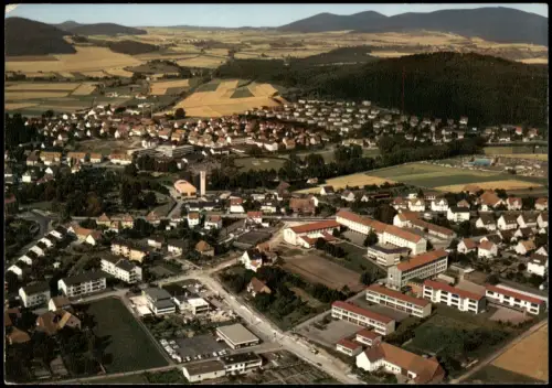 Ansichtskarte Wolfhagen Luftaufnahme Luftbild 1975