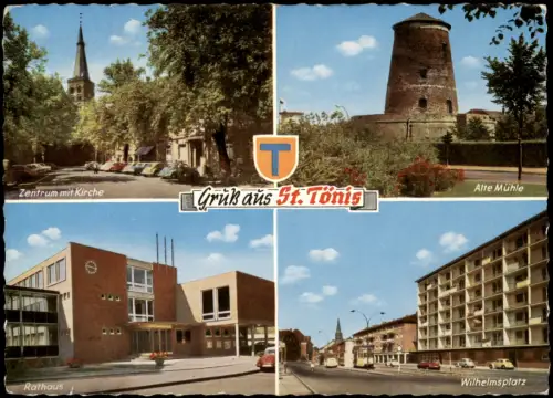 Ansichtskarte Tönisvorst Ortsansichten St. Tönis - 4 Bild 1976