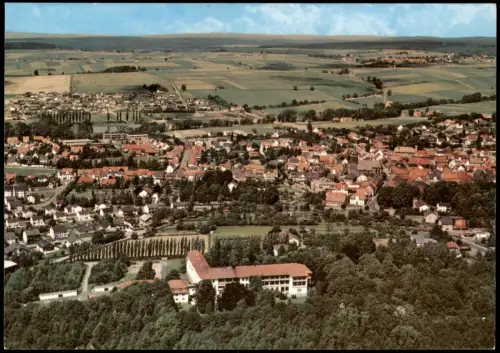 Ansichtskarte Immenhausen Luftbild Luftaufnahme 1968