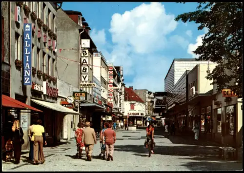 Ansichtskarte Wilhelmshaven Marktstraße - Geschäfte 1979