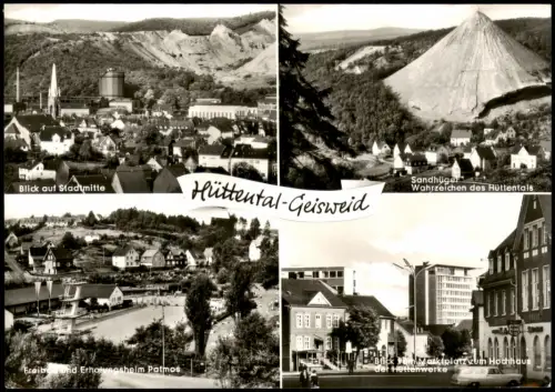 Geisweid-Siegen Hüttental - Fabriken Sandhügel Markt Hochhaus 1971