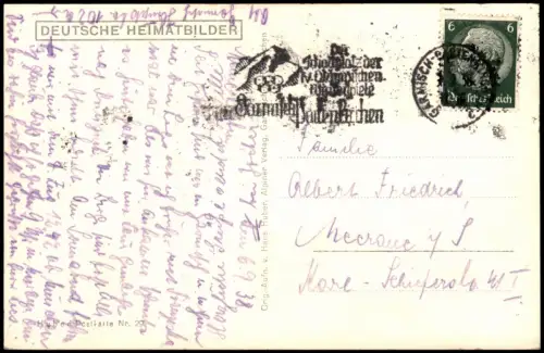 Garmisch-Partenkirchen Risser-See/Riessersee gegen Zugspitze 1938