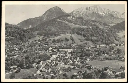 Berchtesgaden Panorama-Ansicht Berchtesgaden mit Untersberg 1942