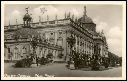 Ansichtskarte Brandenburger Vorstadt-Potsdam Neues Palais (Sanssouci) 1930