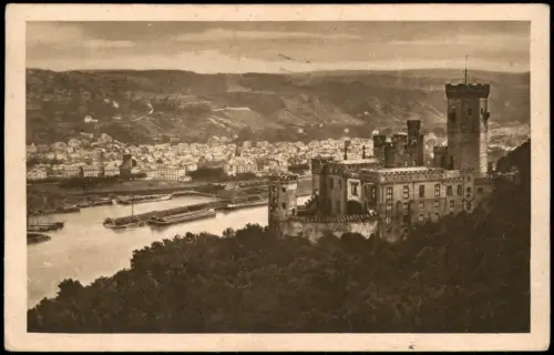 Stolzenfels-Koblenz Schloß Stolzenfels Burg Stolzenfels Rhine Castle 1944