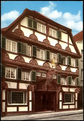 Ansichtskarte Lippstadt Goldener Hahn (Gebäude-Ansicht) 1983