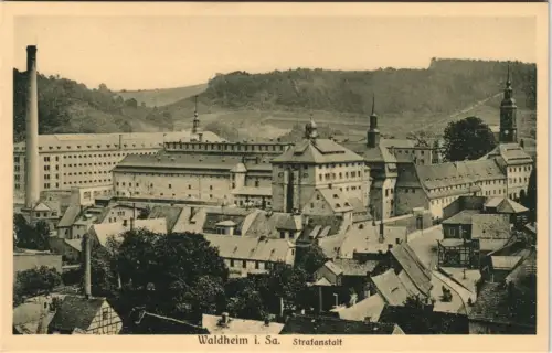 Ansichtskarte Waldheim (Sachsen) Strafanstalt 1930