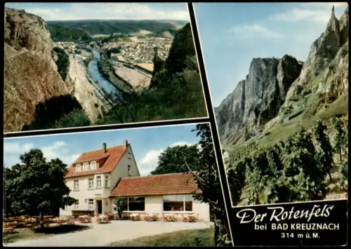 Ansichtskarte Traisen Nahe Gaststätte und Pension zur Bastei 1971