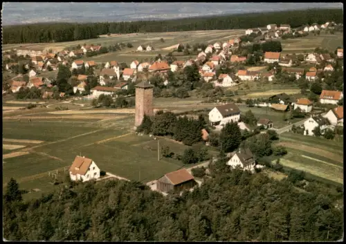 Ansichtskarte Dobel Luftbild Luftaufnahme 1970