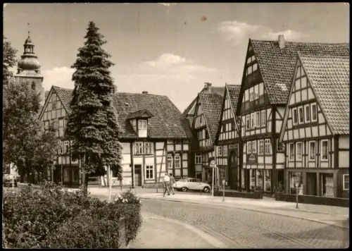 Ansichtskarte Bad Salzuflen Alte Häuser am Salztor 1974