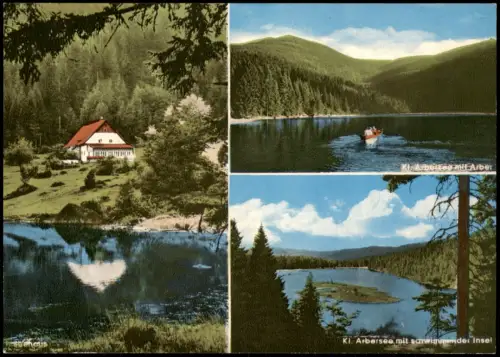 Ansichtskarte Bayerisch Eisenstein Arbersee Haus 3 Bild Bayerischer Wald 1982