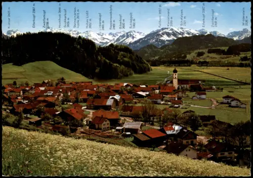 Altstädten (Allgäu) Stadt Algläuer Gebirge mit Gipfelbeschreibung 1978