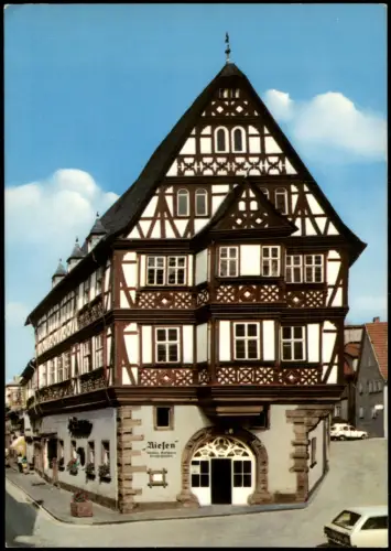 Ansichtskarte Miltenberg (Main) Hotel zum Riesen 1988