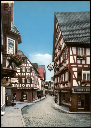 Ansichtskarte Mosbach (Baden) Hauptstraße Apotheke Bäcker 1978