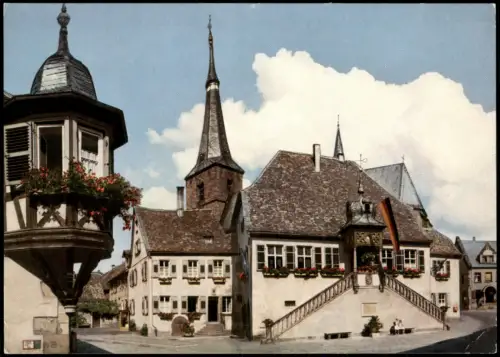 Ansichtskarte Deidesheim Blick auf Rathaus mit Barocktreppe 1979