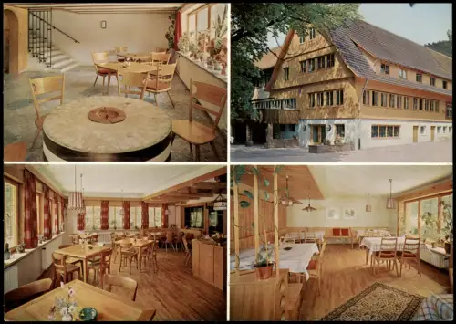 Ehlenbogen-Alpirsbach GASTHOF-PENSION MITTLERE MüHLE 4 Bild Innen 1971