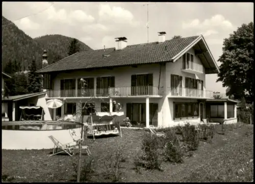 Ansichtskarte Ruhpolding Haus Renate Brandstätterstr. 13 a Fotokarte 1972