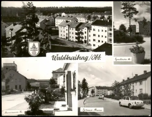 Ansichtskarte Waldkrainburg Siedlung Iglauer- Egerländerstraße 1968