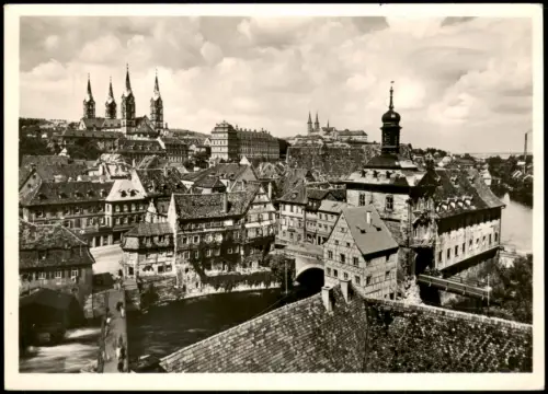 Ansichtskarte Bamberg Totale 1959