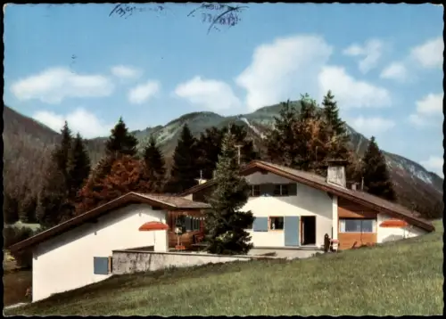 Ansichtskarte Rottach-Egern Süttenhütte der I.G. Bau-Steine-Erden 1981