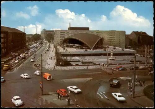 Ansichtskarte Dortmund Straßenpartie am Stadttheater 1968