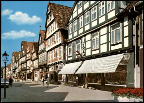 Ansichtskarte Celle Schuhstraße - Geschäfte 1971