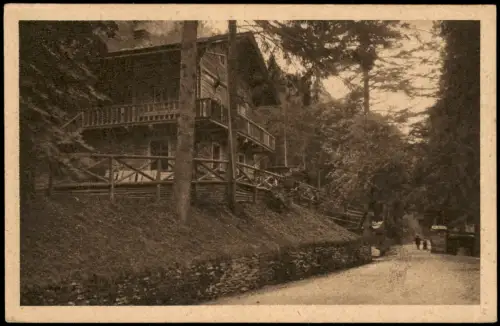 Ansichtskarte Schwarzburg Schweizerhaus im Schwarzatal Thüringer Wald 1920