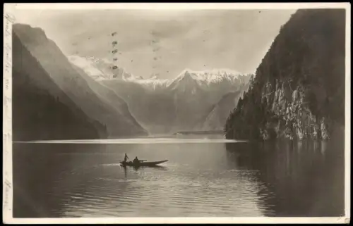 Ansichtskarte Schönau am Königssee Königssee Berg-Panorama 1928