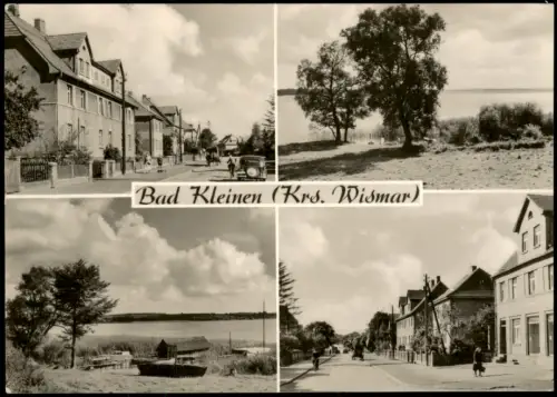Ansichtskarte Bad Kleinen DDR Mehrbildkarte mit 4 Ortsansichten 1964