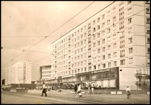 Magdeburg Karl-Marx-Straße zur DDR-Zeit (Ostendorfer Straße) 1971