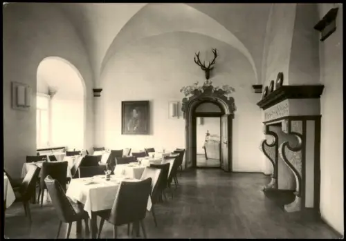 Augustusburg Erzgebirge Schloß  im Erzgebirge HO-Schloßgaststätte DDR AK 1970