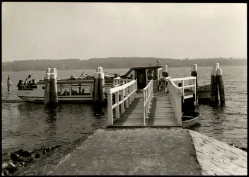 Werder (Havel) DDR AK FDGB-Erholungsheim Ernst Schneller Anlegestelle 1970