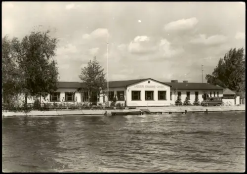 Ansichtskarte Caputh-Schwielowsee Gaststätte am Strandbad zur DDR-Zeit 1977