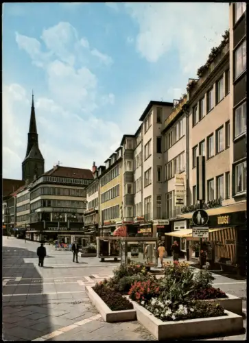 Ansichtskarte Hildesheim Almsstraße, Geschäfte, Fußgängerzone 1970