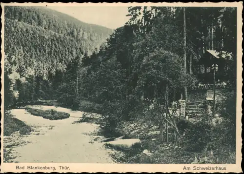 Tabarz/Thüringer Wald Am Schweizerhaus Bad Blankenburg, Thüringer Wald 1935