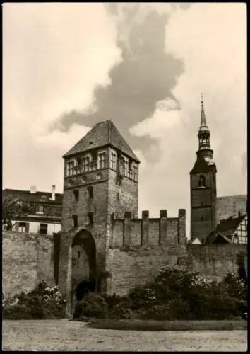 Ansichtskarte Tangermünde Roßfurt Ortsansicht zur DDR-Zeit 1970