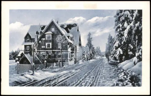 Oberbärenburg-Altenberg (Erzgebirge) Berghotel "Friedrichshöh" 1920